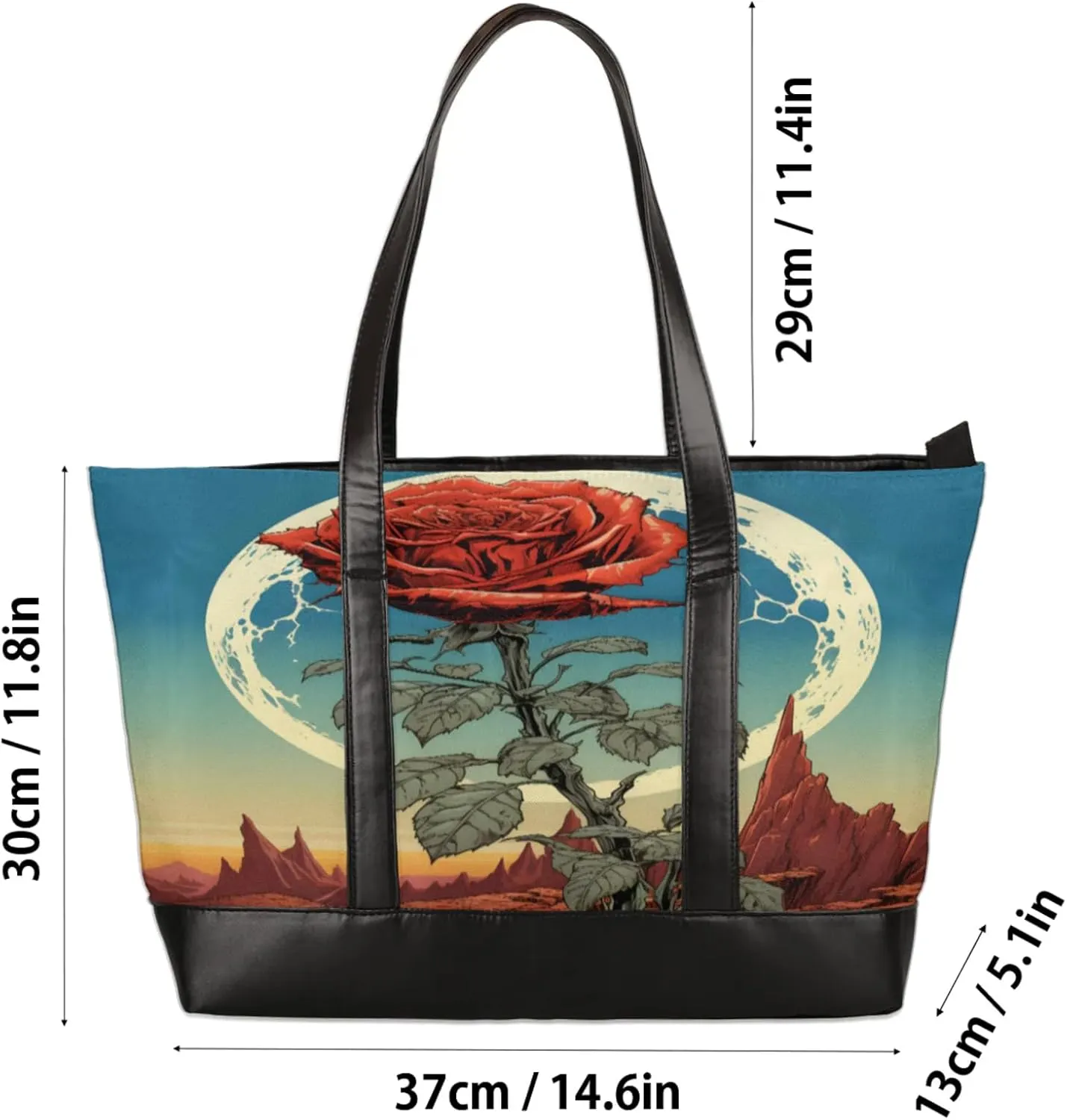 Tote Bag for Women with Zipper, Laptop Tote Bags Laptop Sleeve Case Shoulder Bag Messenger Bags