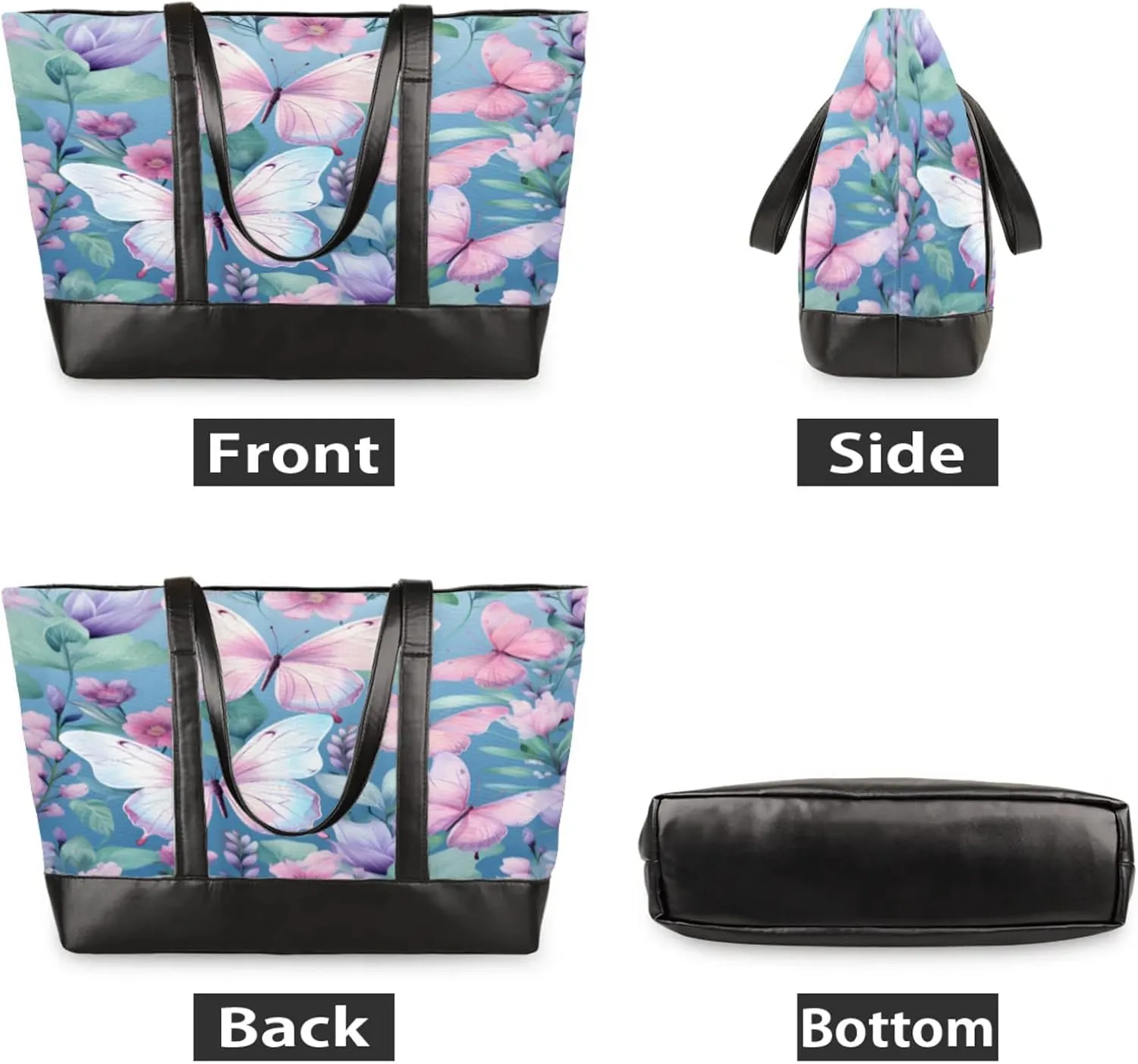 Tote Bag for Women with Zipper, Laptop Tote Bags Laptop Sleeve Case Shoulder Bag Messenger Bags
