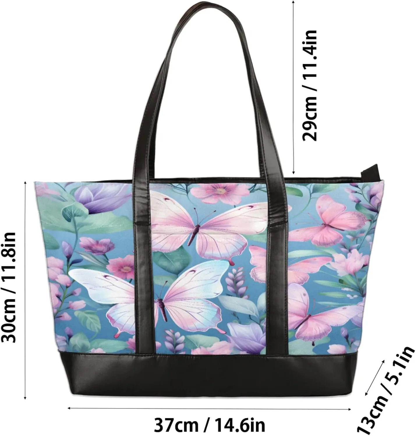 Tote Bag for Women with Zipper, Laptop Tote Bags Laptop Sleeve Case Shoulder Bag Messenger Bags