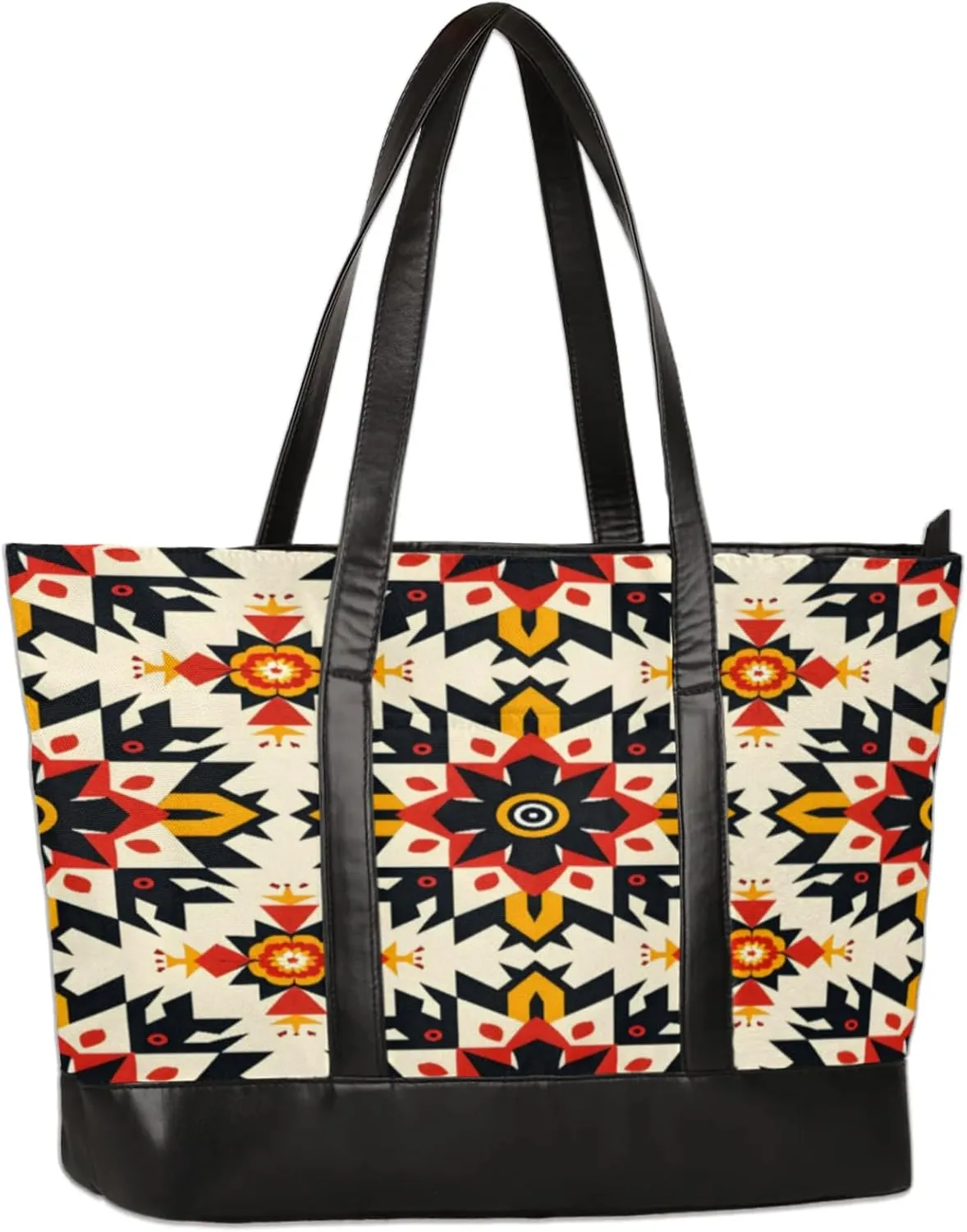 Tote Bag for Women with Zipper, Laptop Tote Bags Laptop Sleeve Case Shoulder Bag