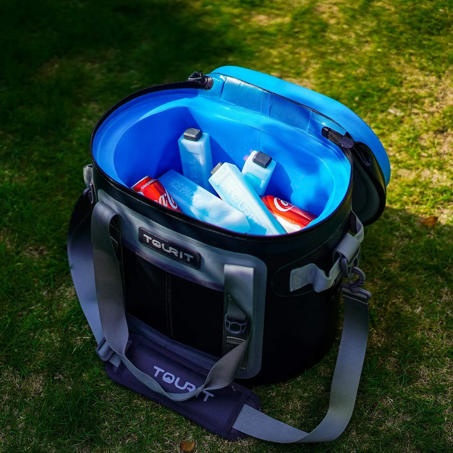 TOURIT Ice Packs for Coolers Reusable Long Lasting Freezer Packs for Lunch Bags/Boxes, Cooler Backpack