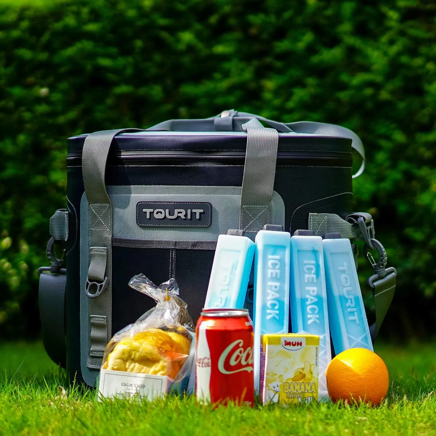 TOURIT Ice Packs for Coolers Reusable Long Lasting Freezer Packs for Lunch Bags/Boxes, Cooler Backpack
