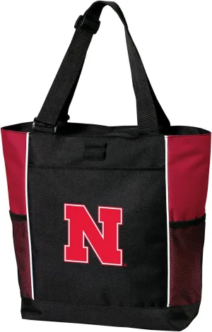 University of Nebraska Tote Bags Red Nebraska Huskers Totes Beach Travel