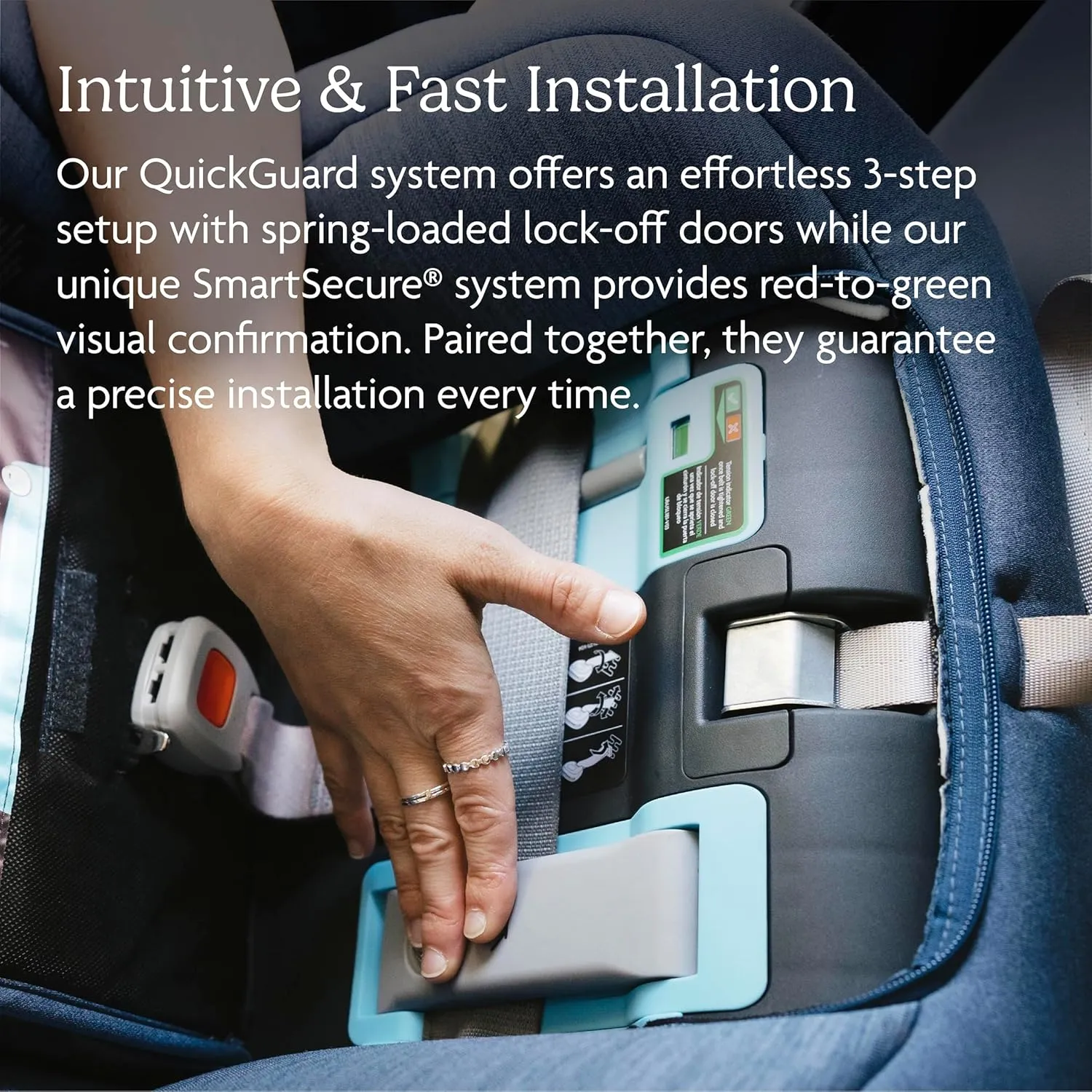 UPPAbaby Rove Convertible Car Seat - 2-in-1 Rear   Forward Facing - Quick   Secure 3-Step Install - Intuitive Safety Technology   Comfort Features - Cup Holder Included - Cody (Coastal Blue)