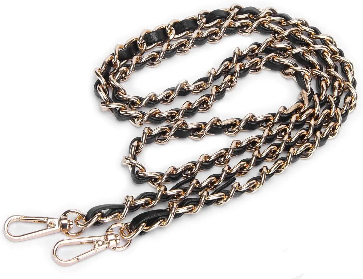VanEnjoy Purse Chain Strap with Tassel - Microfiber Leather - Replacement for Shoulder Straps for Handbag -47”
