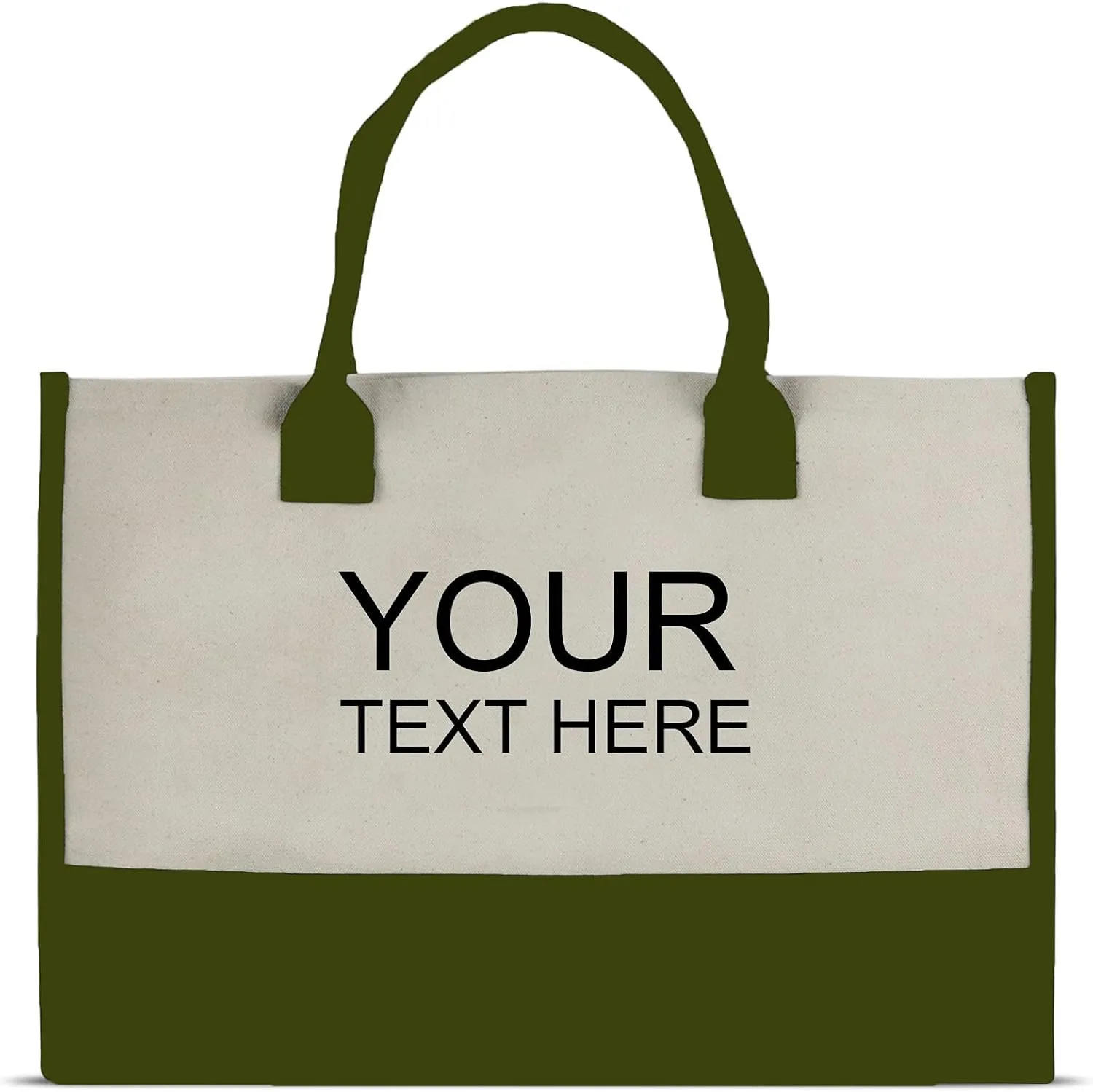 VANESSA ROSELLA Premium Quality Personalized 100% Cotton Canvas Chic Tote Bag