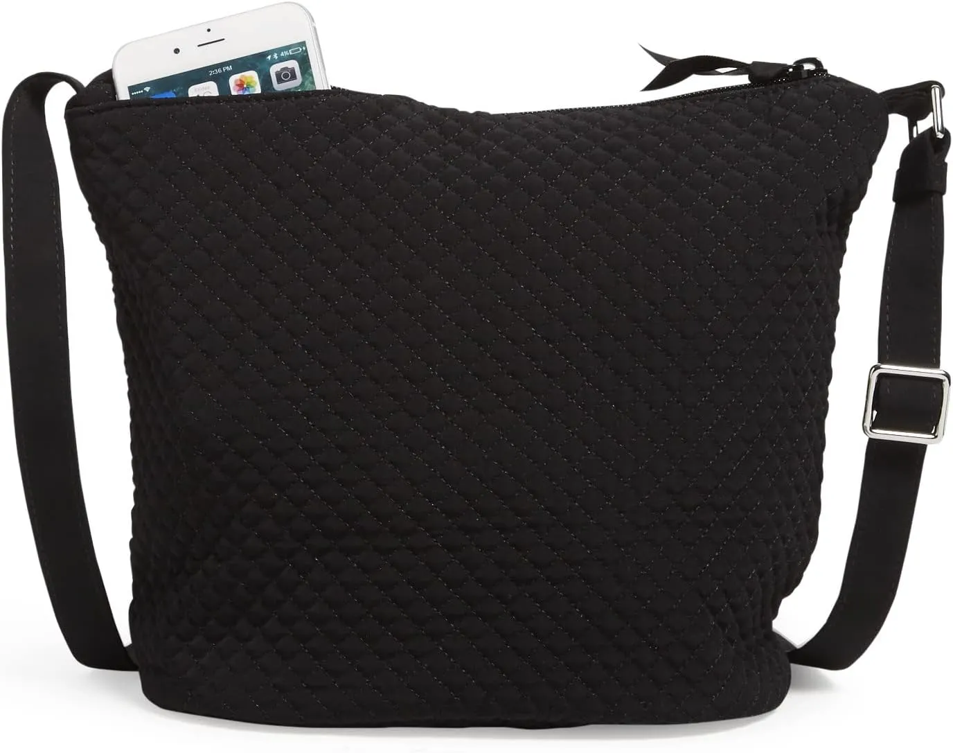 Vera Bradley Microfiber Bucket Crossbody Purse