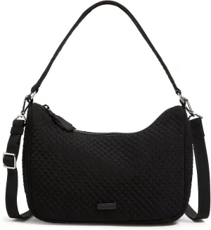 Vera Bradley Microfiber Frannie Crescent Crossbody Purse