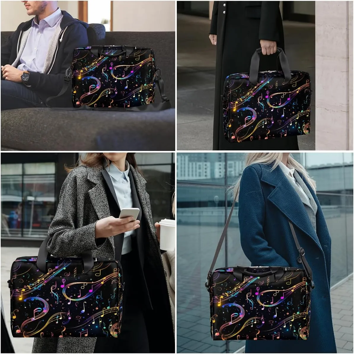 Vintage Sunflower Laptop Bag Floral Flower Laptops Sleeve Briefcase Notebook Carrying Case for Women 15.6 16inch