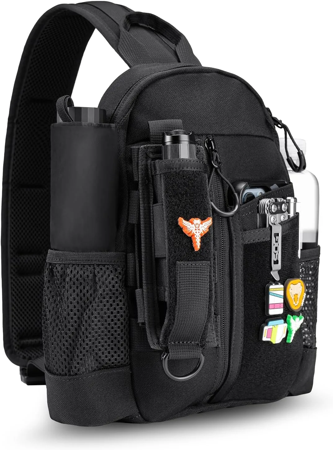 VIPERADE CHS1 Cross Body Bag 1000D Hiking Backpack,Travel Hiking Chest Tactical Fanny Pack Crossbody Sling Bag for Women Men