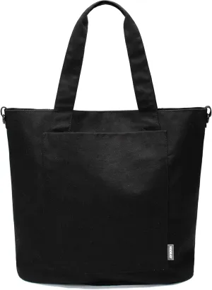 VOORAY 22L Zoey Tote Bag | Organic Cotton Material | Versatile Everyday Use | Fits Your Laptop | Water Bottle Sleeve