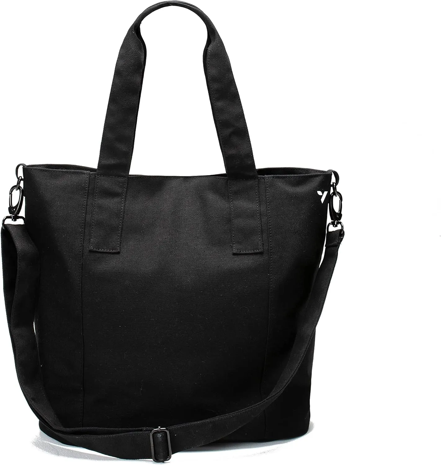 VOORAY 22L Zoey Tote Bag | Organic Cotton Material | Versatile Everyday Use | Fits Your Laptop | Water Bottle Sleeve