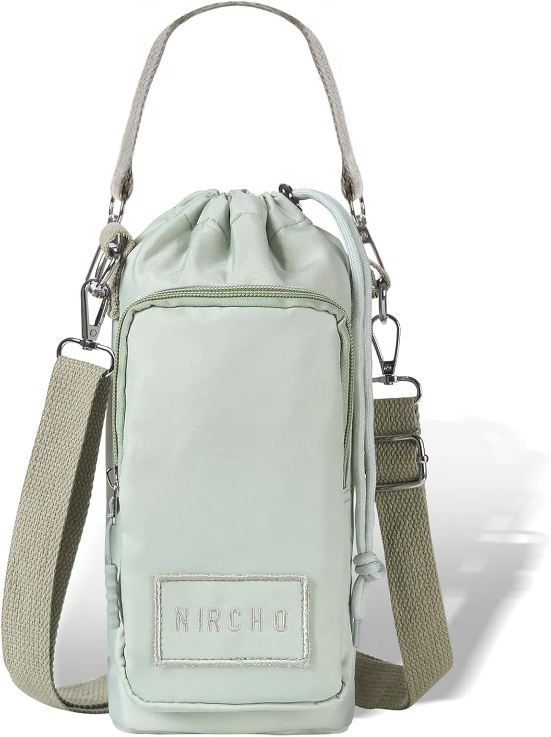 Water Bottle Holder with Strap 32/40oz Water Bottle Carrier with Pocket Water Bottle Sling Crossbody Water Bottle Bag