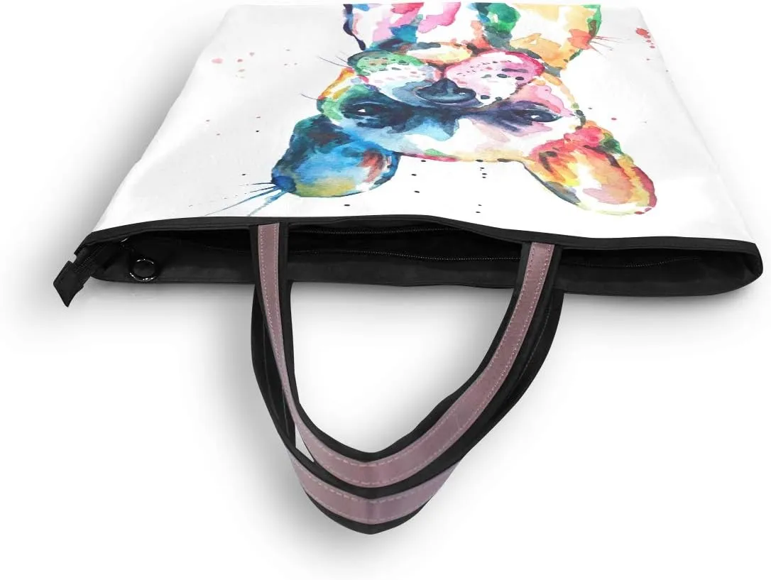 Watercolor Magic Gnomes Stars Handbags and Purse for Women Tote Bag Large Capacity Top Handle Shopper Shoulder Bag