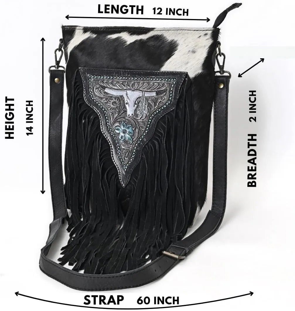 Women Natural Cowhide Leather Hand Bag With Adjustable Detachable Strap Leather Massenger Handbag