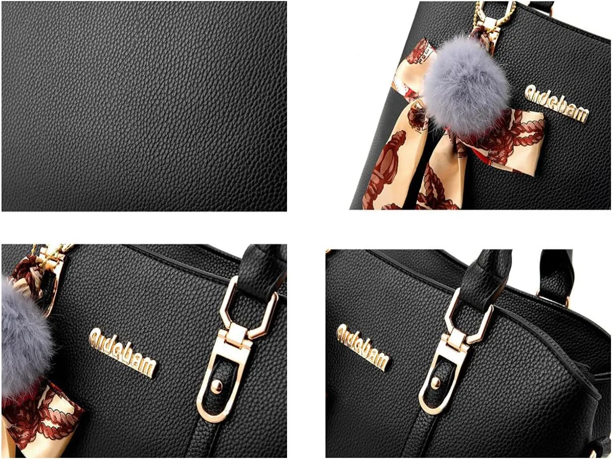 Women Soft Synthetic Patent Leather Simple Large capacity Ladies Shoulder Hobo Crossbody Handbags Clutches Tote