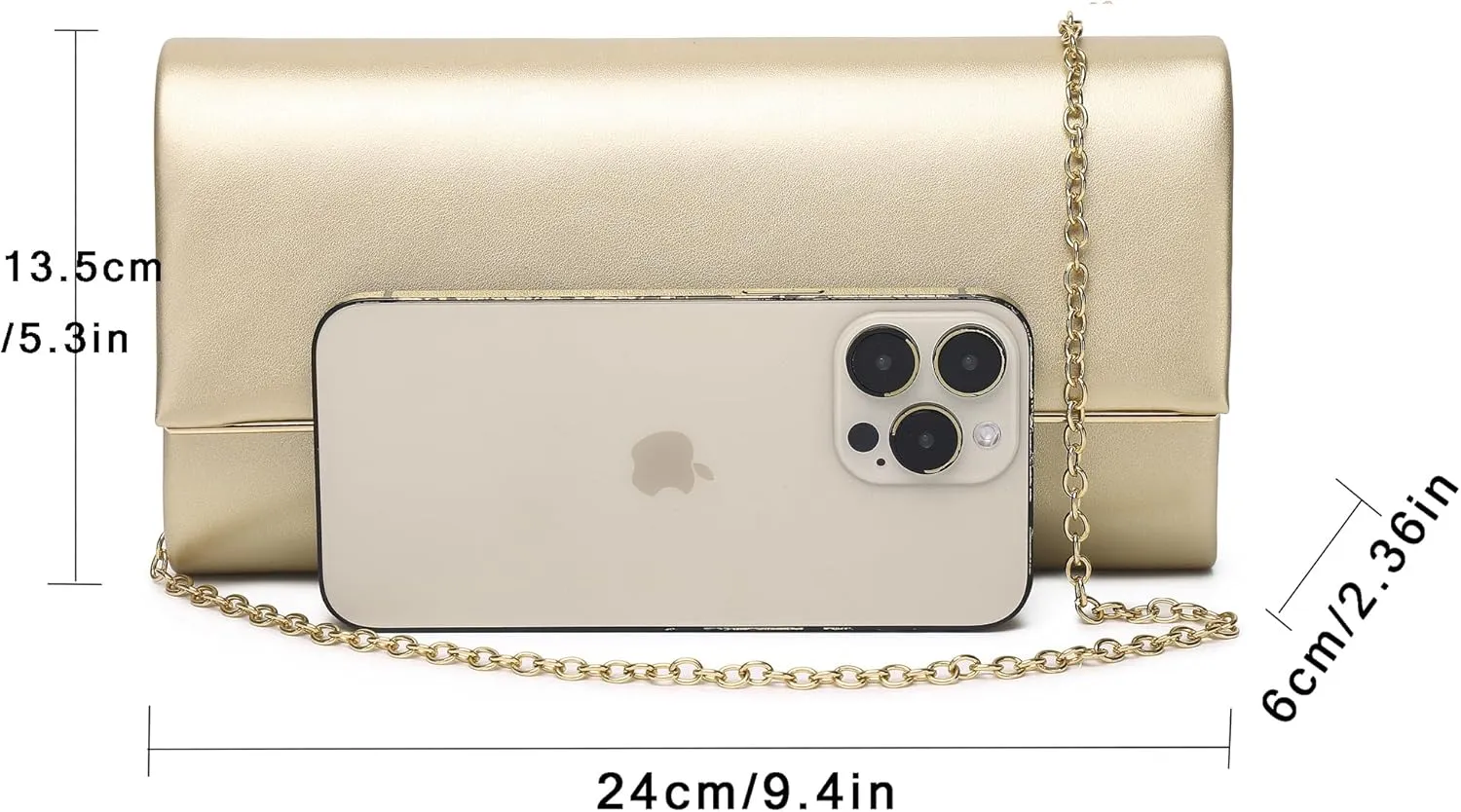Women's Evening Clutch Bags for Formal Cocktail Prom Wedding Party Patent Leather Dressy Foldover Purse Christmas gift