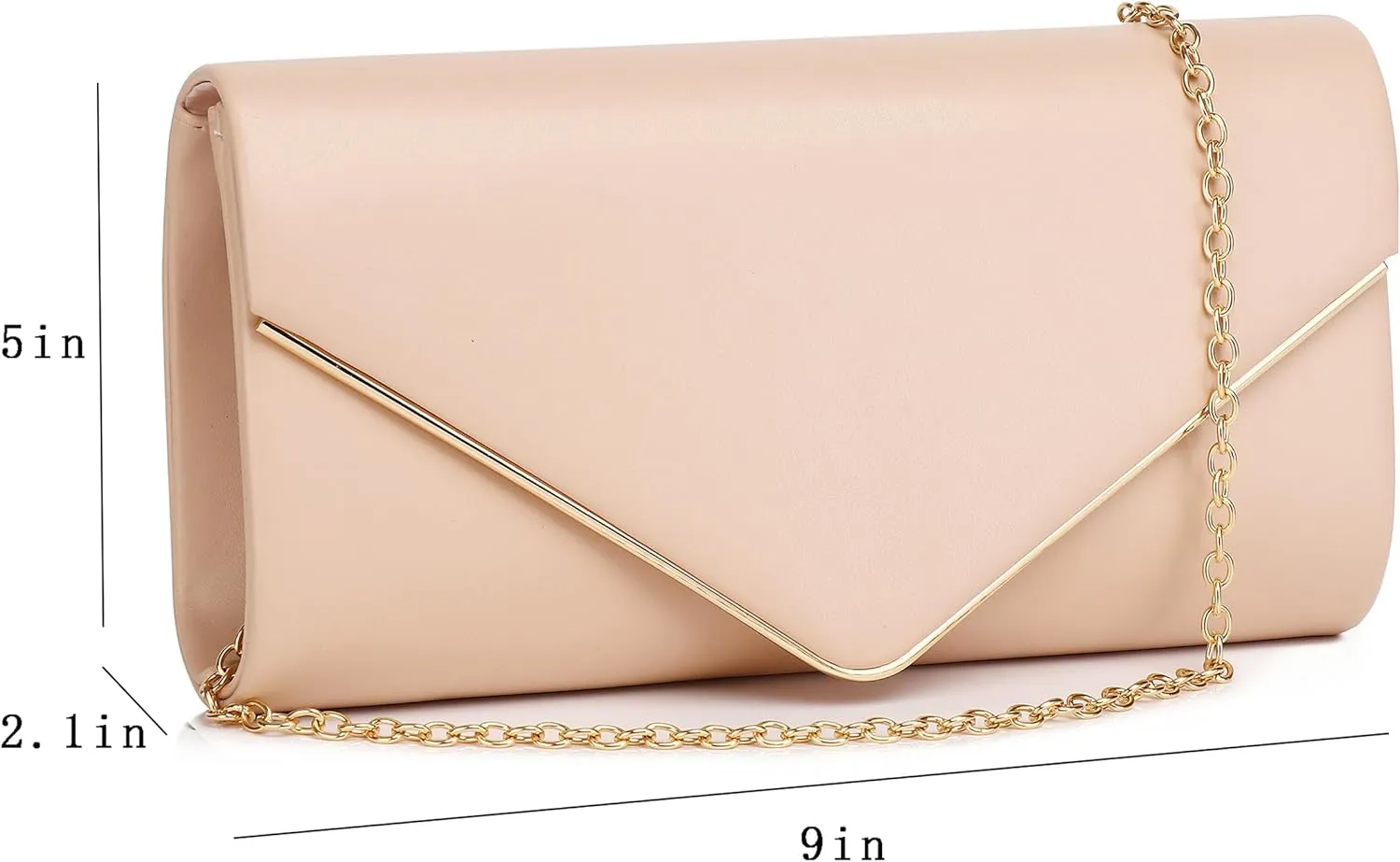Women's Evening Clutch Bags for Formal Cocktail Prom Wedding Party Patent Leather Dressy Foldover Purse Christmas gift