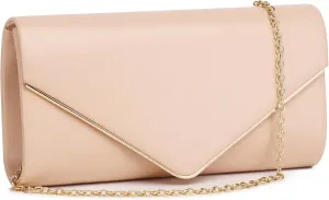 Women's Evening Clutch Bags for Formal Cocktail Prom Wedding Party Patent Leather Dressy Foldover Purse Christmas gift