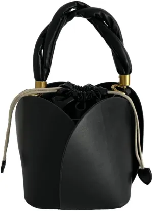 Women's Floral Bucket Bag – Stylish Drawstring Shoulder, Crossbody & Handbag for Daily Commutes & Casual Wear