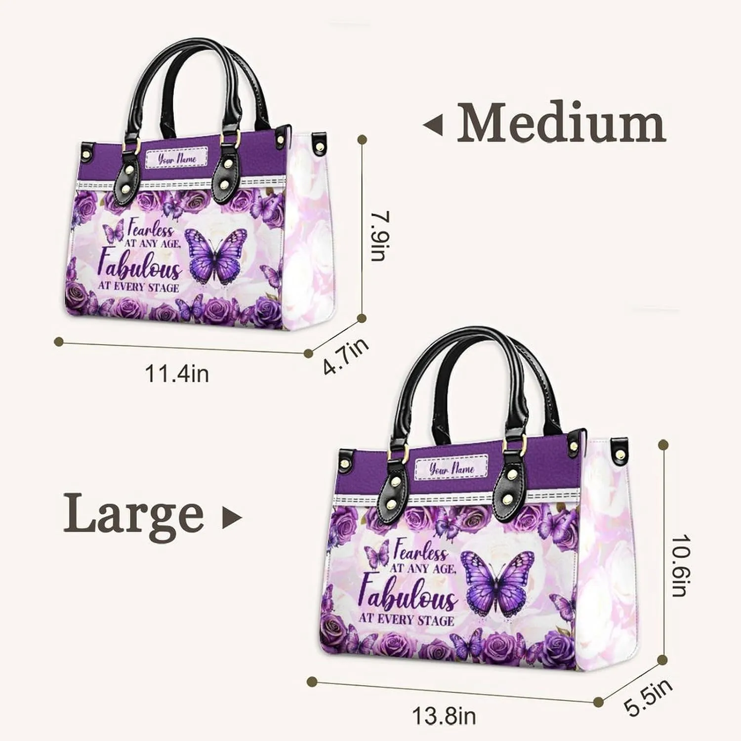 Womens Handbag - Flowers Tote Bags for Women gifts - Shoulder Purses for Shopping Daily Use - PU Leather Bag