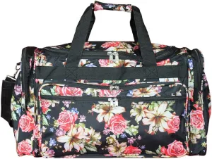 World Traveler Floral Prints 19-inch Duffel Bag, Rose Lily