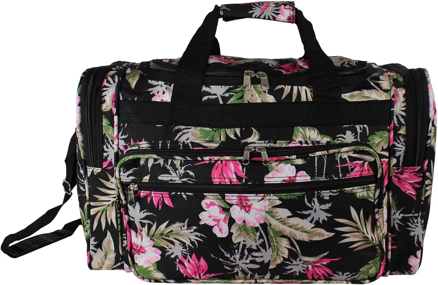 World Traveler Floral Prints 19-inch Duffel Bag, Tropical Flowers