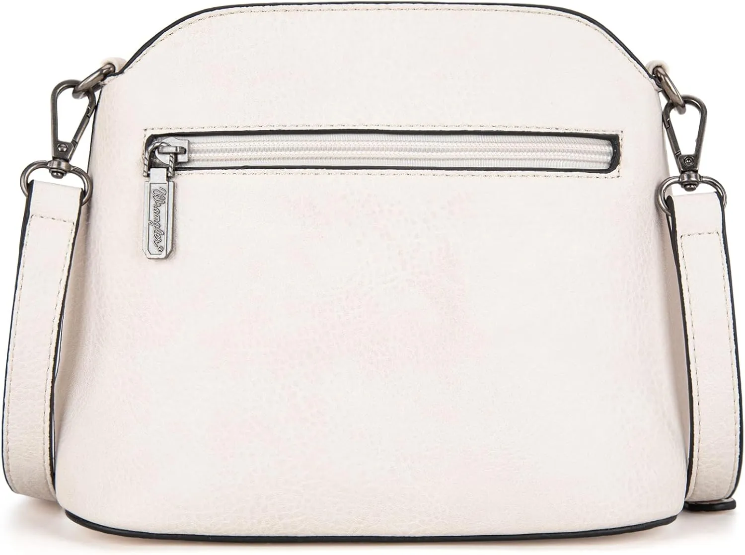 Wrangler Cow Print Crossbody Bag for Women Western Cross Body Purse with Signature Strap