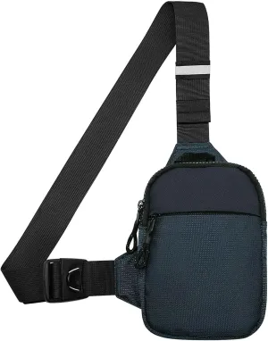 YAMEIZE Mini Crossbody Sling Bag - Trendy Small Chest Bag with Adjustable Strap for Men Women Multipurpose Daypack